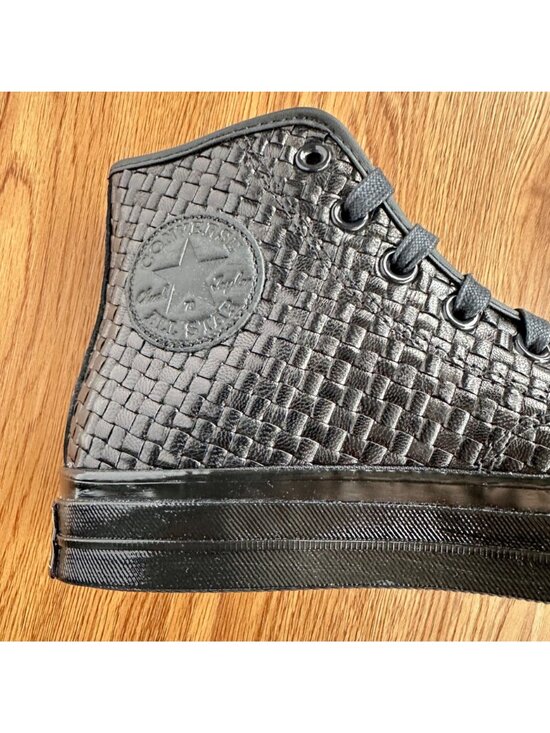 ❤️Converse Chuck 70 Woven Luxe Leather Sz 5.5 Men\'s Shoes Sneakers Black A14450C main image 7